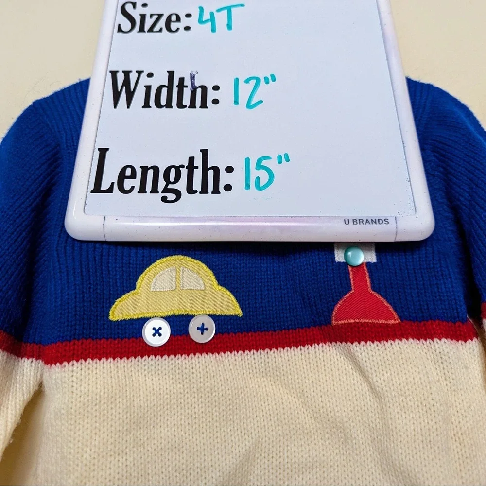 Vintage 80s Popsicle Sweater Cars Stop Go Street Light Toddler‎ 4T